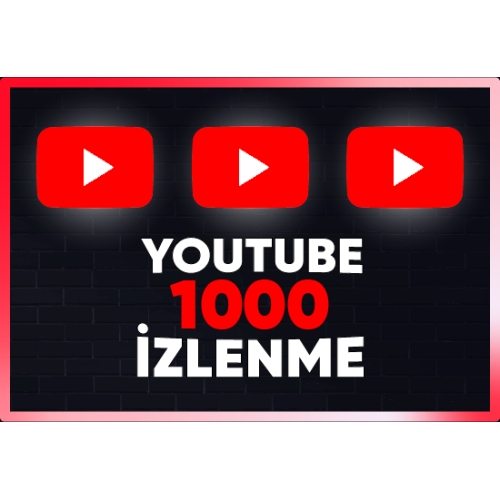  ⚡  GARANTİLİ  YOUTUBE 1000 İZLENME ⚡